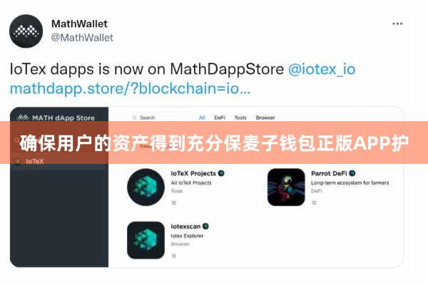 确保用户的资产得到充分保麦子钱包正版APP护