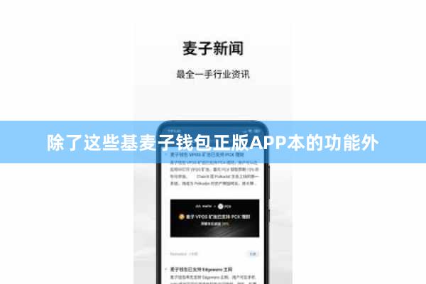 除了这些基麦子钱包正版APP本的功能外