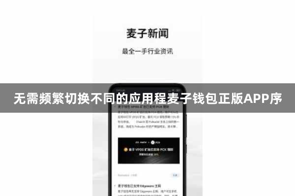 无需频繁切换不同的应用程麦子钱包正版APP序