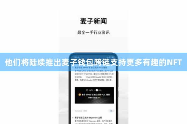 他们将陆续推出麦子钱包跨链支持更多有趣的NFT