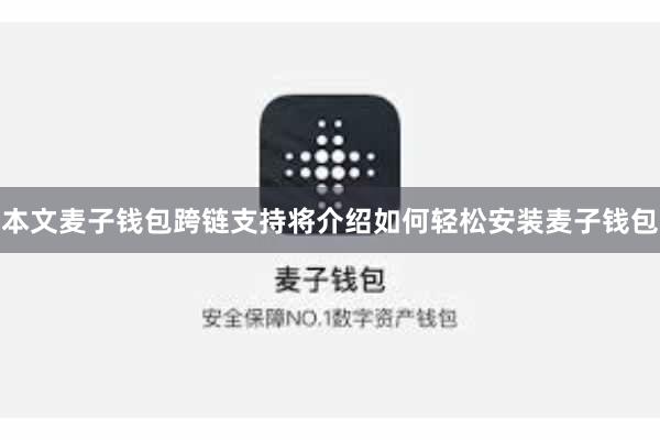 本文麦子钱包跨链支持将介绍如何轻松安装麦子钱包